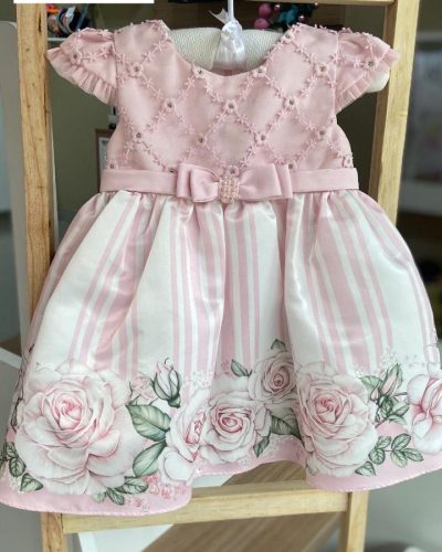 Vestido de Festa Pétit Baby Tamanho 9 12 meses