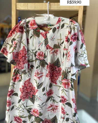 Vestido florido Up baby Tamanho 3 anos