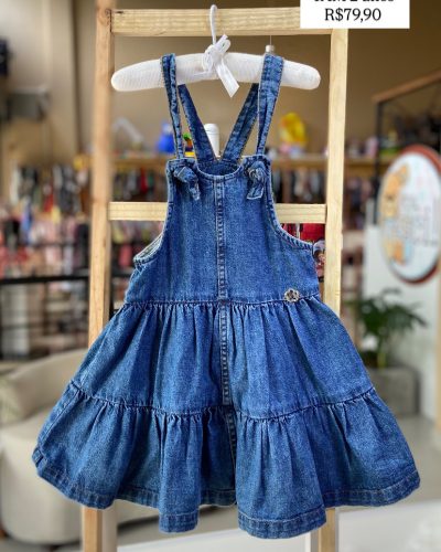 Vestido jeans Momi Tamanho 2 anos