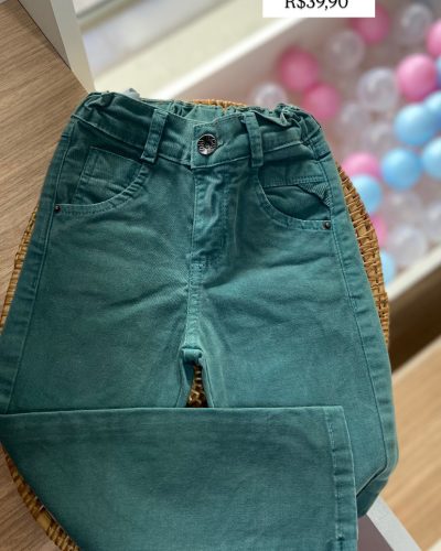 calça verde Tamanho 2 anos